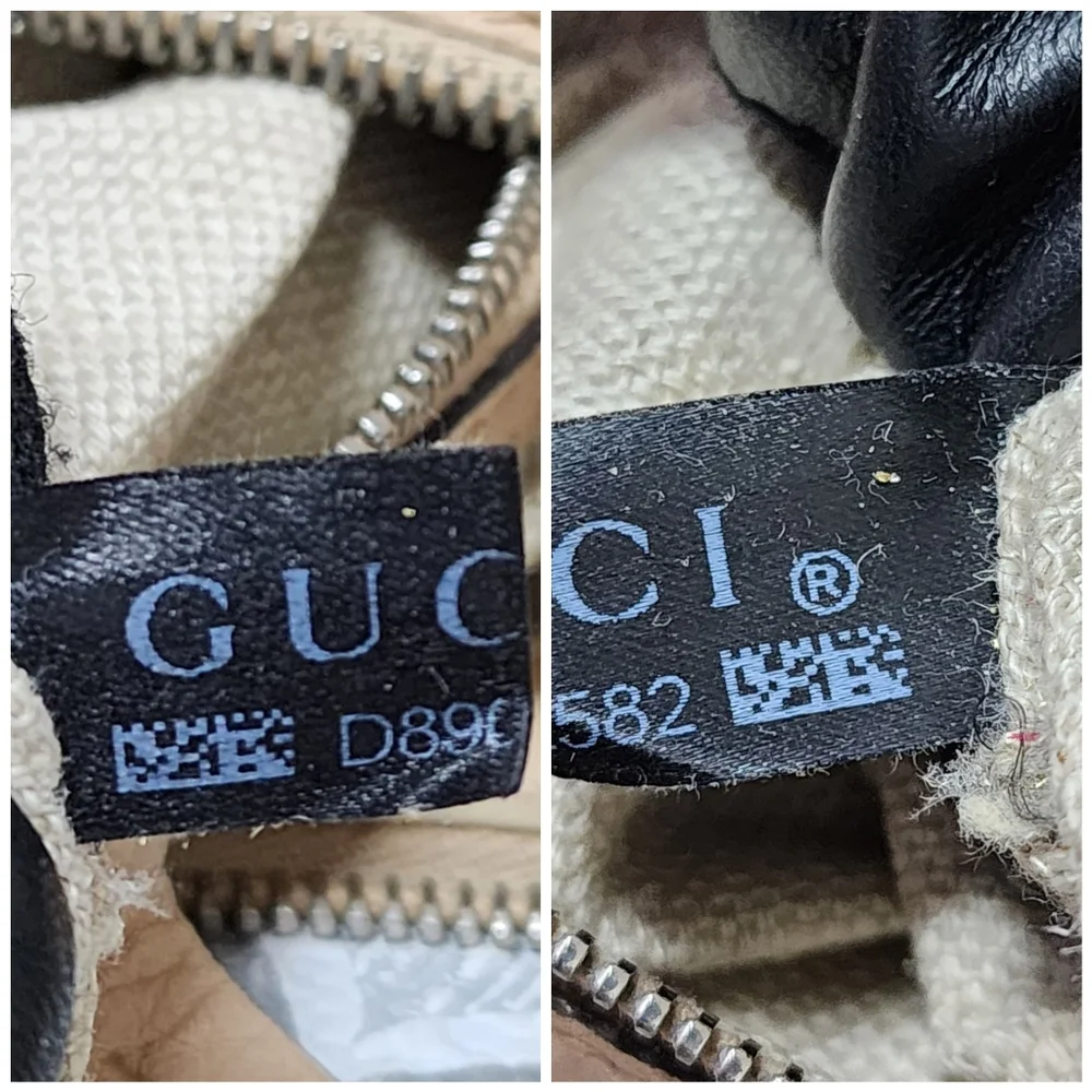 Gucci GG Canvas Medium Icon Bit Hobo Bag Beige/Brown